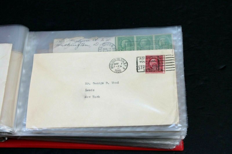 US Stamp Collection 80 Vintage Slogan Cancel Covers 1930's & early 1...