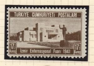 Turkey 1941 Early Issue Fine Mint Hinged 17.5k. 112180