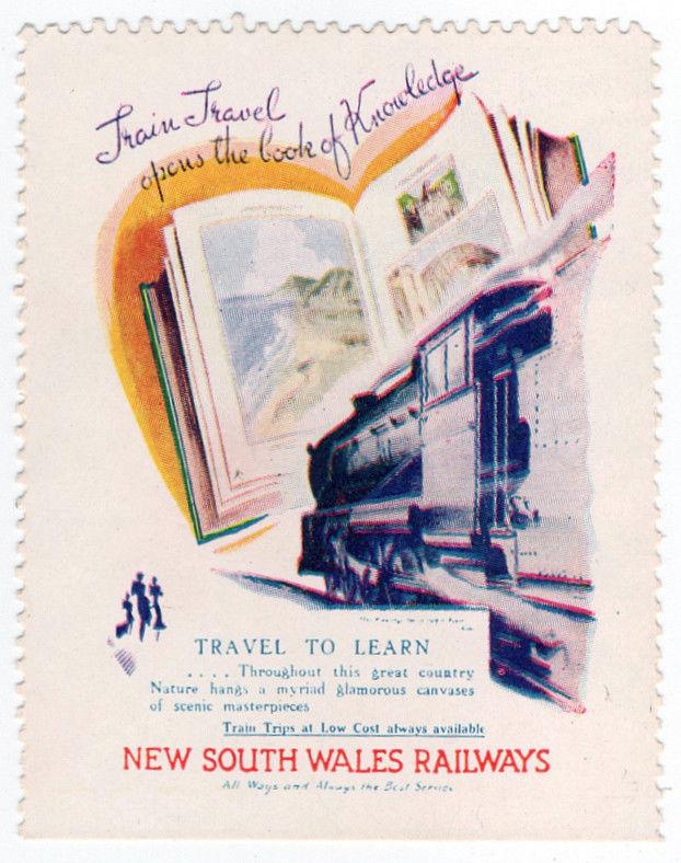(I.B) Australia - NSW Government Railways : Promotional Label (Knowledge)