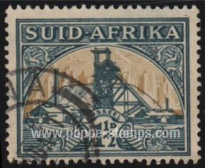 South Africa, Sc , SG 57bw Study, Hinged - 1933 1 1/2d.  ...