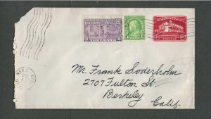 1933 10c Special Delivery On 1st Class Letter W/Backstamp