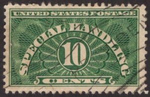 United States Scotts #QE1 USED LC NG. Great clear example, strong color.