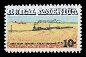 PCBstamps   US #1506 10c Rural American - Wheat, MNH, (6)