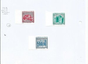 AZERBAIJAN - 1994 - Historical Architecture - Perf 3v Set - Mint Lightly Hinged