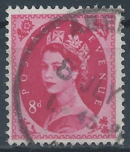 GB 1960 - 8d Wilding wmk Mult Crowns - SG581 used