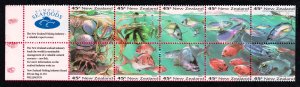 New Zealand 1993 Seafoods Complete Mint MNH Booklet SC 1179a