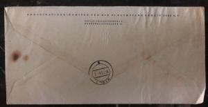1936 Berlin Germany Olympics Meter Cancel Express Cover To Kiel