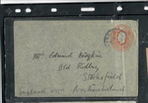 EAST AFRICA * UGANDA  COVER (P2908B) KGV   10C PSE SENT TO ENGLAND 