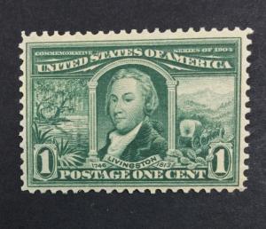 US #323 MINT OG NH $65 LOT #5592