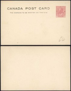 Canada 2c Admiral Postal stationery