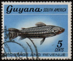 Guyana 42 - Used - 5c Armored Catfish (1968)