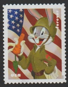 SC# 5503 - (55c) - Bugs Bunny in Costume: WWII - US Army Sergeant 10/10 - Used