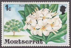 Montserrat 340 White Frangipani 1976