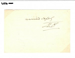 Sweden Postal Stationery Card 5 Ore *Polcirkeln* 1900 {samwells-covers} L116