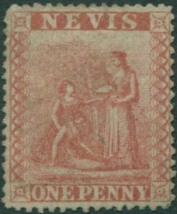 Nevis 1862 SG15 1d red Medicinal Spring FU