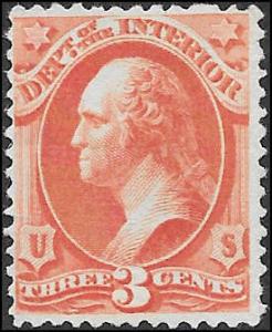 1873 US SC # O17 UNUSED NH ng  - CV $30.00 - NICE STAMP