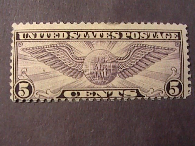 U.S.# C16-MINT/HINGED----VIOLET---AIR-MAIL---1931(#A)