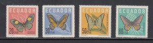 Ecuador Scott #680-683 MH