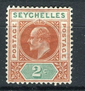 SEYCHELLES; 1904 early Ed VII issue Mint hinged Shade of 2c. value