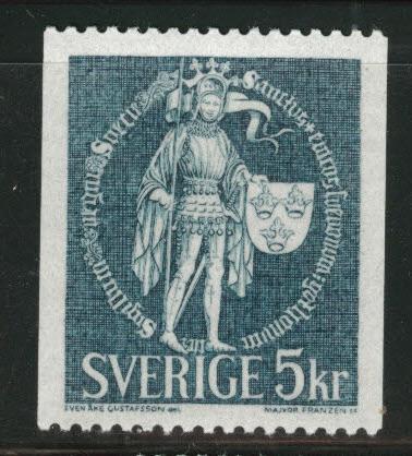 SWEDEN Scott 755 MNH**  5Kr 1970 coil 