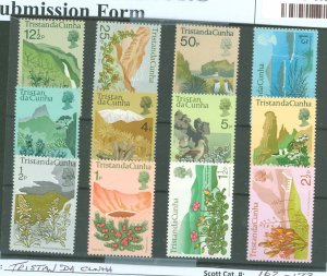 Tristan da Cunha #162-173  Single (Complete Set)