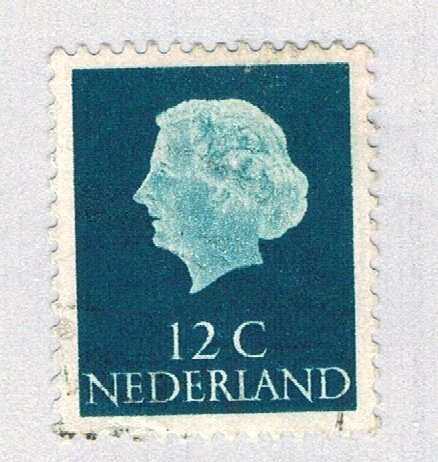 Netherlands 345 Used Queen Juliana 2 1953 (BP70007)