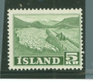 Iceland #268 Mint (NH) Single (Sheep)