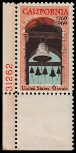 United States - Scott 1373 - Mint-Never-Hinged - Attached Plate Number Tab