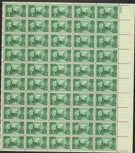 US  #930-33  FRANKLIN ROOSEVELT (SET OF 4)  SHEET OF 50