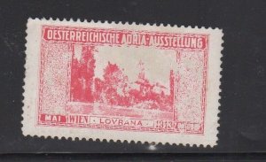 Austrian Advertising Stamp- 1912 Adriatic Exposition, Wien