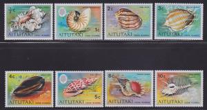 Aitutaki Scott # 82-95 VF never hinged set nice colors cv $ 55 ! see pic !