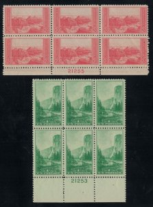 MALACK 740 - 741 F/VF OG NH, or better, (STOCK PHOTO..MORE.. pb1201 