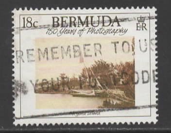 Bermuda Sc # 555 used (BBC)