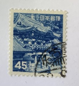 Japan 1952  Scott 566 used - 45y,  Yomei Gate, Nikko