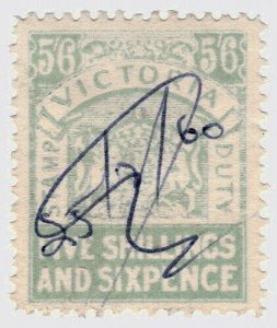 (I.B) Australia - Victoria Revenue : Stamp Duty 5/6d