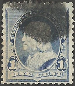 # 219 Dull Blue Used Ben Franklin