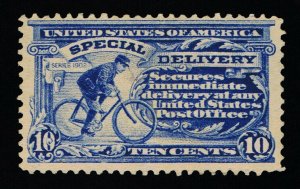 GENUINE SCOTT #E6 F-VF MINT OG H 1902 ULTRAMARINE SPECIAL DELIVERY #11905