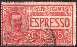 Italy E1 - Used - 25c Victor Emmanuel III / Express (1903) (cv $1.20)