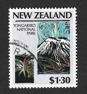 NEW ZEALAND #879 Used $1.30 National Park System Stamp 2019 CV $2.10