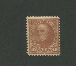 United States Postage Stamp #282C Mint Hinged F OG w/ fault