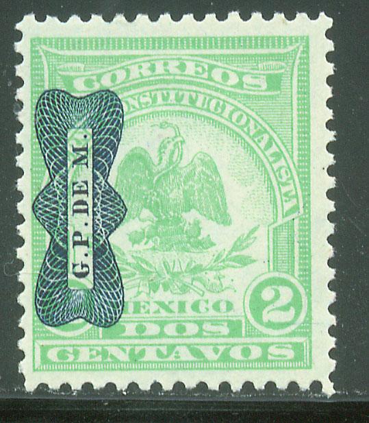 MEXICO 567, 2¢ DENVER WITH CORBATA OVERPRINT. UNUSED, H OG. VF.