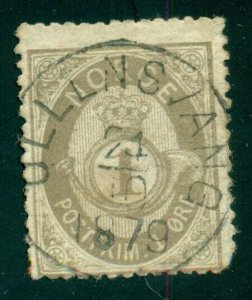 NORWAY 1ore (#22) with SON ULLENSVANG 1879 cancel