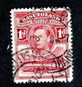 1938 Basutoland Sc #19 used cv. $0.85 ( 9475 BCXX )