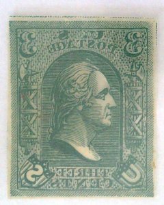 Scott #79-E8a - 3c Blue Green - Loewenberg Decalcomania