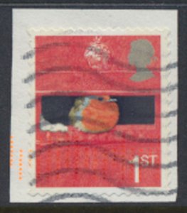 GB  Sc# 2319  Robin  Pillar Box Greetings 2005 Used   see scan