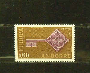 13482   ANDORRA, French   # 183   MNH                     CV$ 10.00