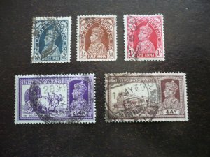 Stamps - India - Scott# 150,151,153,155,158 - Used Partial Set of 5 Stamps