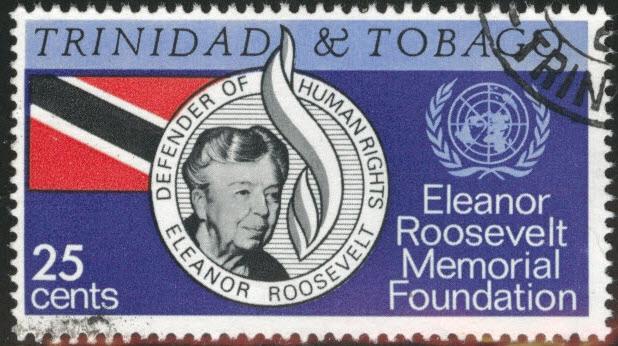 Trinidad & Tobago Scott 118 Used CTO Elanor Roosevelt stamp