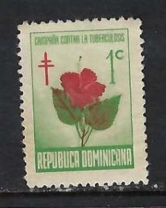 DOMINICAN REPUBLIC RA36 VFU FLOWER E543-8