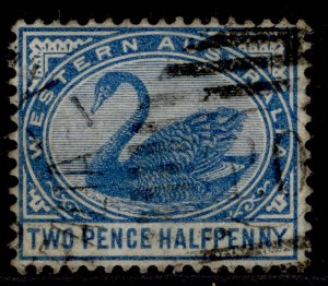 AUSTRALIA - Western Australia QV SG97, 2½d deep blue, FINE USED.